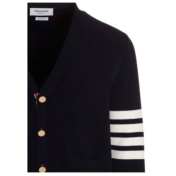 Thom Browne Men's 4 Bar Cardigan - Picture 3 of 4